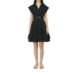 NEW DÈLUC murillo mini dress in black
